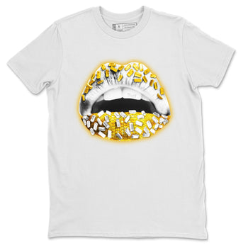 Jordan 11 Yellow Python Sneaker Match Tees Lips Jewel Sneaker Tees Jordan 11 Yellow Python Sneaker Release Tees Unisex Shirts