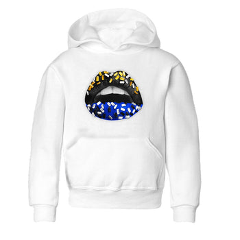 Air Jordan 14 Laney Sneaker Match Tees Lips Jewel Sneaker Tees Jordan 14 Laney Sneaker Release Tees Kids Shirts White 2