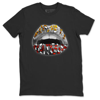 Jordan 3 Cool Grey Sneaker Match Tees Lips Jewel Sneaker Tees Jordan 3 Cool Grey Sneaker Release Tees Unisex Shirts