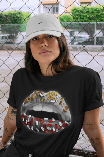 Jordan 3 Cool Grey Sneaker Match Tees Lips Jewel Sneaker Tees Jordan 3 Cool Grey Sneaker Release Tees Unisex Shirts