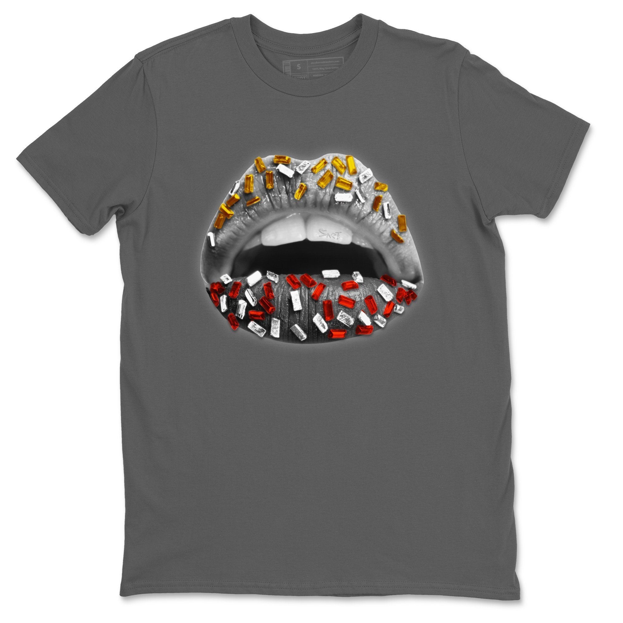 Jordan 3 Cool Grey Sneaker Match Tees Lips Jewel Sneaker Tees Jordan 3 Cool Grey Sneaker Release Tees Unisex Shirts