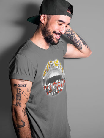 Jordan 3 Cool Grey Sneaker Match Tees Lips Jewel Sneaker Tees Jordan 3 Cool Grey Sneaker Release Tees Unisex Shirts