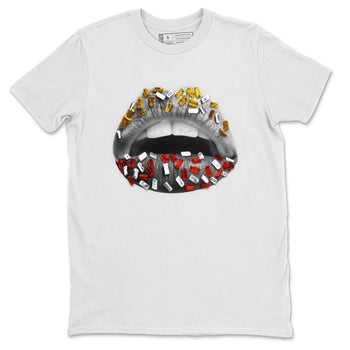 Jordan 3 Cool Grey Sneaker Match Tees Lips Jewel Sneaker Tees Jordan 3 Cool Grey Sneaker Release Tees Unisex Shirts