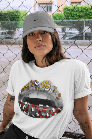 Jordan 3 Cool Grey Sneaker Match Tees Lips Jewel Sneaker Tees Jordan 3 Cool Grey Sneaker Release Tees Unisex Shirts