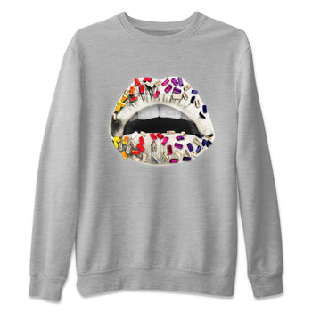 Air Jordan 3 X J Balvin shirt to match jordans Lips Jewel sneaker tees Air Jordan 3 X J Balvin SNRT Sneaker Release Tees LGBT Pride T-Shirt Unisex Heather Grey 2 T-Shirt