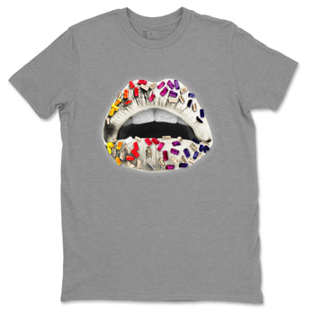 Air Jordan 3 X J Balvin shirt to match jordans Lips Jewel sneaker tees Air Jordan 3 X J Balvin SNRT Sneaker Release Tees LGBT Pride T-Shirt Unisex Heather Grey 2 T-Shirt
