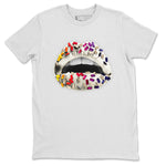 Air Jordan 3 X J Balvin shirt to match jordans Lips Jewel sneaker tees Air Jordan 3 X J Balvin SNRT Sneaker Release Tees LGBT Pride T-Shirt Unisex White 2 T-Shirt