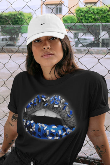 Jordan 3 Racer Blue Sneaker Match Tees Lips Jewel Sneaker Tees Jordan 3 Racer Blue Sneaker Release Tees Unisex Shirts
