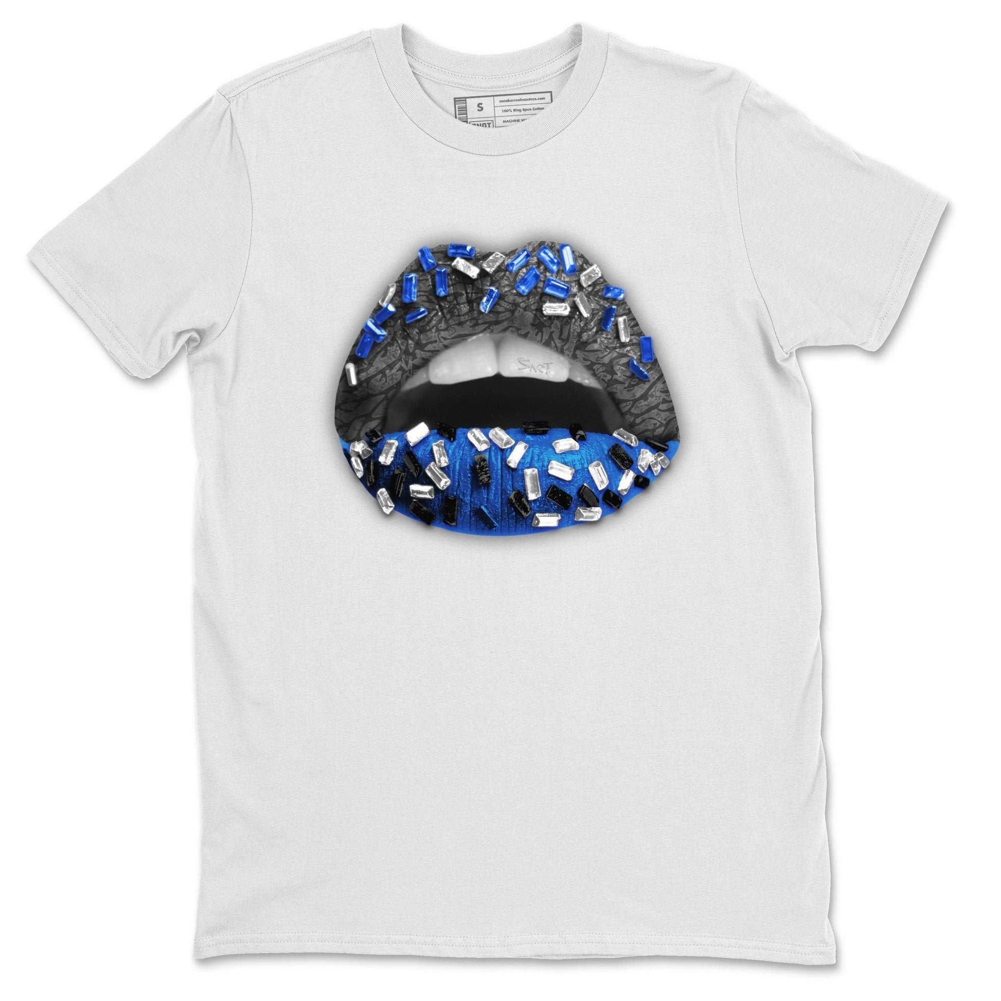 Jordan 3 Racer Blue Sneaker Match Tees Lips Jewel Sneaker Tees Jordan 3 Racer Blue Sneaker Release Tees Unisex Shirts