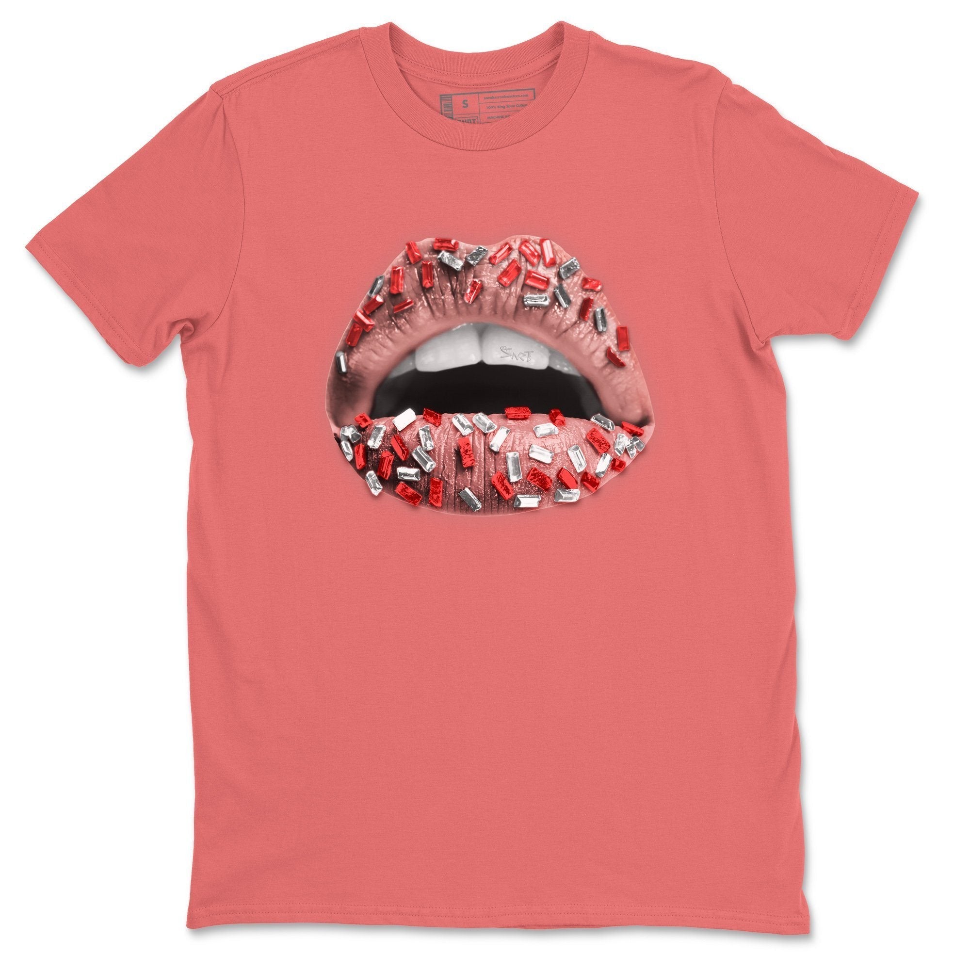 Jordan 3 Rust Pink Sneaker Match Tees Lips Jewel Sneaker Tees Jordan 3 Rust Pink Sneaker Release Tees Unisex Shirts