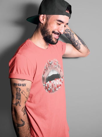 Jordan 3 Rust Pink Sneaker Match Tees Lips Jewel Sneaker Tees Jordan 3 Rust Pink Sneaker Release Tees Unisex Shirts