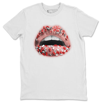 Jordan 3 Rust Pink Sneaker Match Tees Lips Jewel Sneaker Tees Jordan 3 Rust Pink Sneaker Release Tees Unisex Shirts