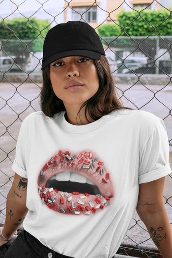 Jordan 3 Rust Pink Sneaker Match Tees Lips Jewel Sneaker Tees Jordan 3 Rust Pink Sneaker Release Tees Unisex Shirts