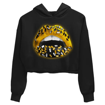 Jordan 4 Lightning Sneaker Match Tees Lips Jewel Sneaker Tees Jordan 4 Lightning Sneaker Release Tees Women's Shirts