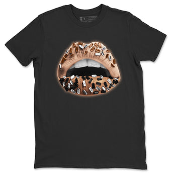 Jordan 4 Shimmer Sneaker Match Tees Lips Jewel Sneaker Tees Jordan 4 Shimmer Sneaker Release Tees Unisex Shirts