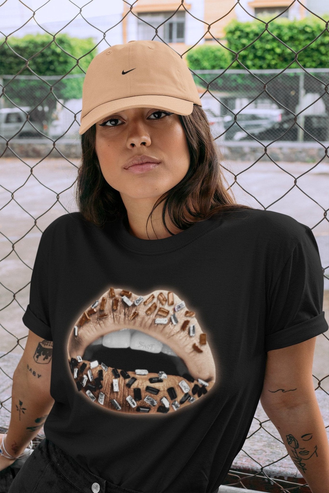 Jordan 4 Shimmer Sneaker Match Tees Lips Jewel Sneaker Tees Jordan 4 Shimmer Sneaker Release Tees Unisex Shirts