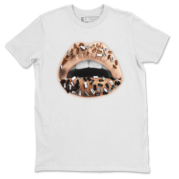 Jordan 4 Shimmer Sneaker Match Tees Lips Jewel Sneaker Tees Jordan 4 Shimmer Sneaker Release Tees Unisex Shirts