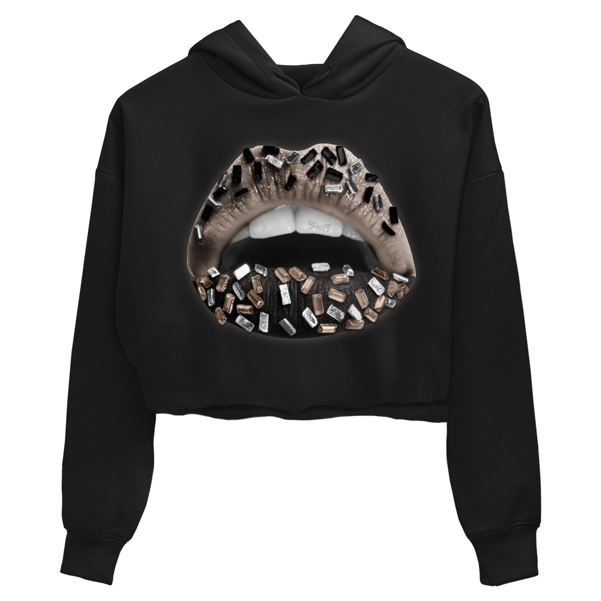 Jordan 4 Taupe Haze Sneaker Match Tees Lips Jewel Sneaker Tees Jordan 4 Taupe Haze Sneaker Release Tees Women's Shirts
