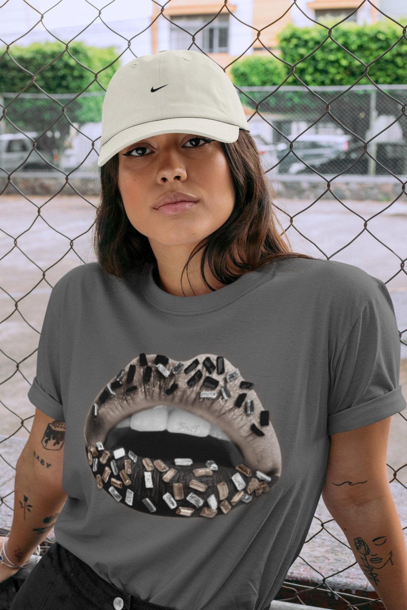 Jordan 4 Taupe Haze Sneaker Match Tees Lips Jewel Sneaker Tees Jordan 4 Taupe Haze Sneaker Release Tees Unisex Shirts