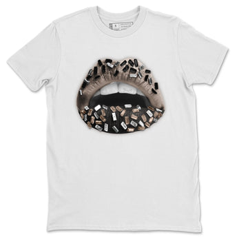 Jordan 4 Taupe Haze Sneaker Match Tees Lips Jewel Sneaker Tees Jordan 4 Taupe Haze Sneaker Release Tees Unisex Shirts