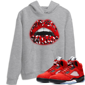 Jordan 5 Raging Bull Sneaker Match Tees Lips Jewel Sneaker Tees Jordan 5 Raging Bull Sneaker Release Tees Unisex Shirts