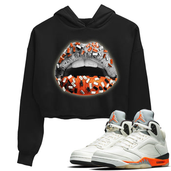 Jordan 5 Shattered Backboard Sneaker Match Tees Lips Jewel Sneaker Tees Jordan 5 Shattered Backboard Sneaker Release Tees Women's Shirts