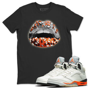 Jordan 5 Shattered Backboard Sneaker Match Tees Lips Jewel Sneaker Tees Jordan 5 Shattered Backboard Sneaker Release Tees Unisex Shirts