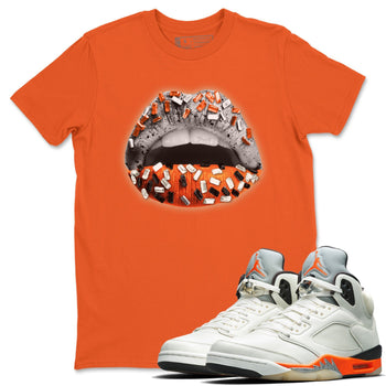 Jordan 5 Shattered Backboard Sneaker Match Tees Lips Jewel Sneaker Tees Jordan 5 Shattered Backboard Sneaker Release Tees Unisex Shirts