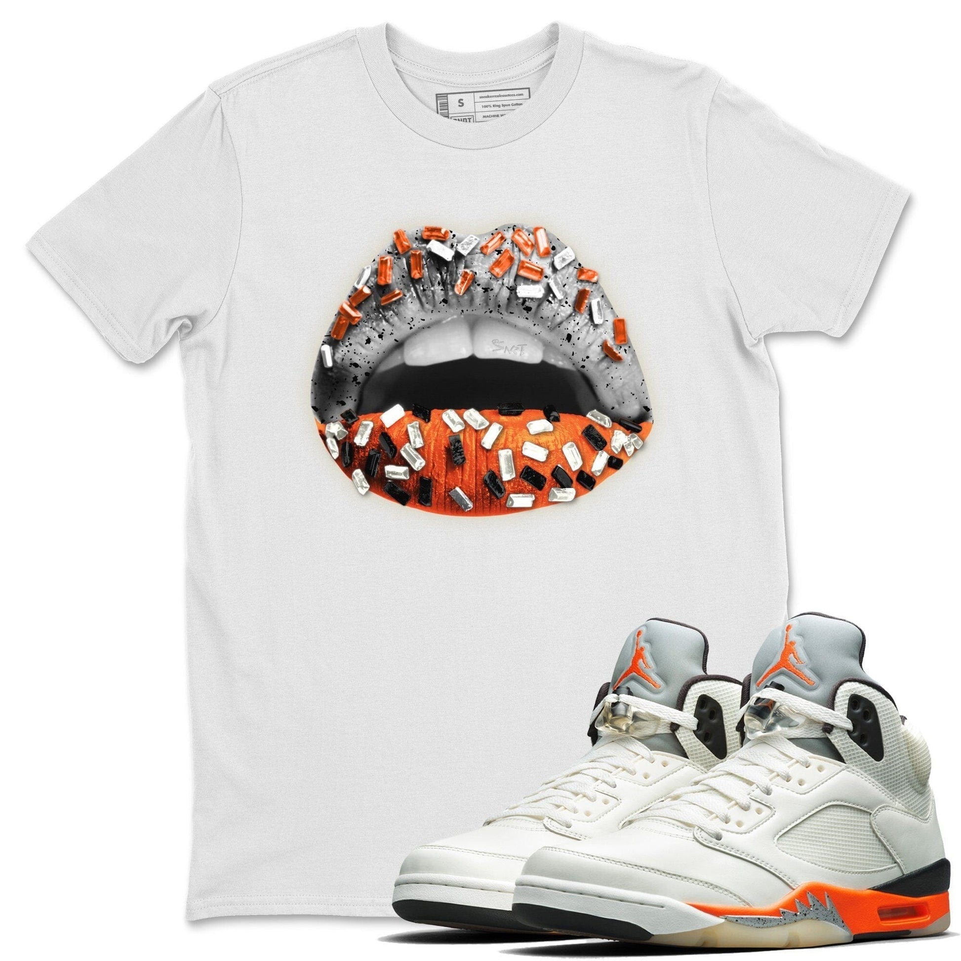 Jordan 5 Shattered Backboard Sneaker Match Tees Lips Jewel Sneaker Tees Jordan 5 Shattered Backboard Sneaker Release Tees Unisex Shirts
