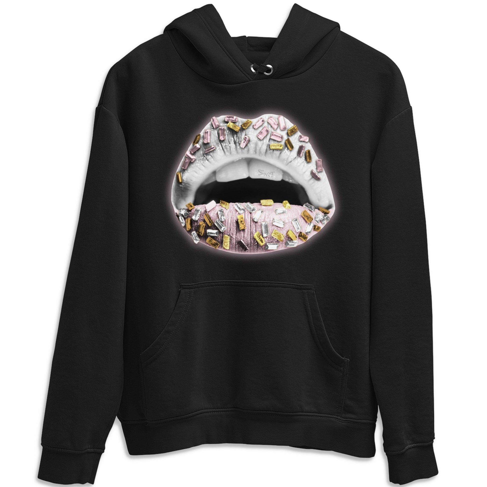 Jordan 6 Gold Hoops Sneaker Match Tees Lips Jewel Sneaker Tees Jordan 6 Gold Hoops Sneaker Release Tees Unisex Shirts