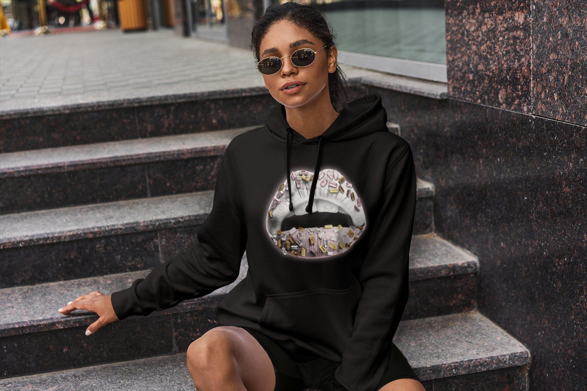 Jordan 6 Gold Hoops Sneaker Match Tees Lips Jewel Sneaker Tees Jordan 6 Gold Hoops Sneaker Release Tees Unisex Shirts