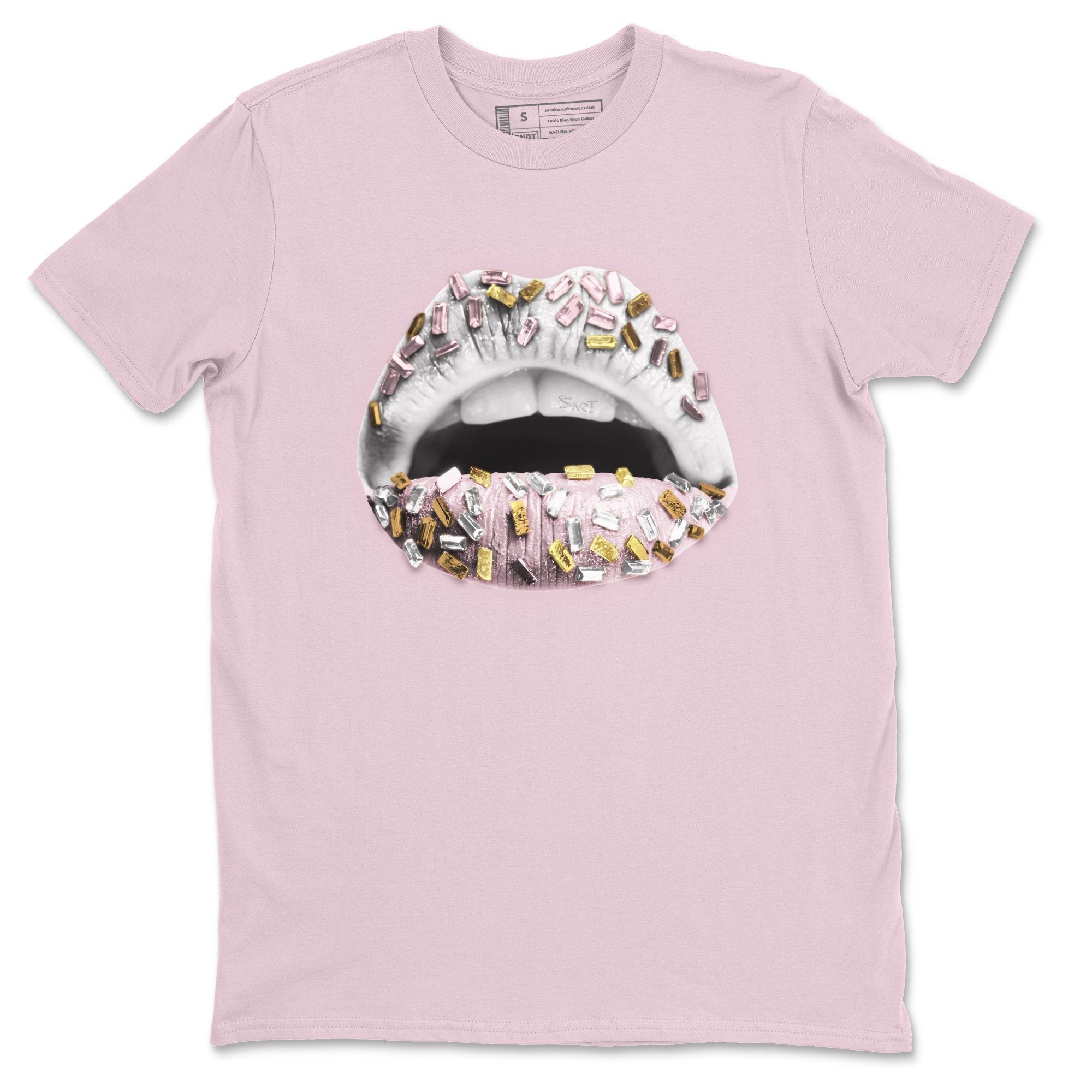 Jordan 6 Gold Hoops Sneaker Match Tees Lips Jewel Sneaker Tees Jordan 6 Gold Hoops Sneaker Release Tees Unisex Shirts