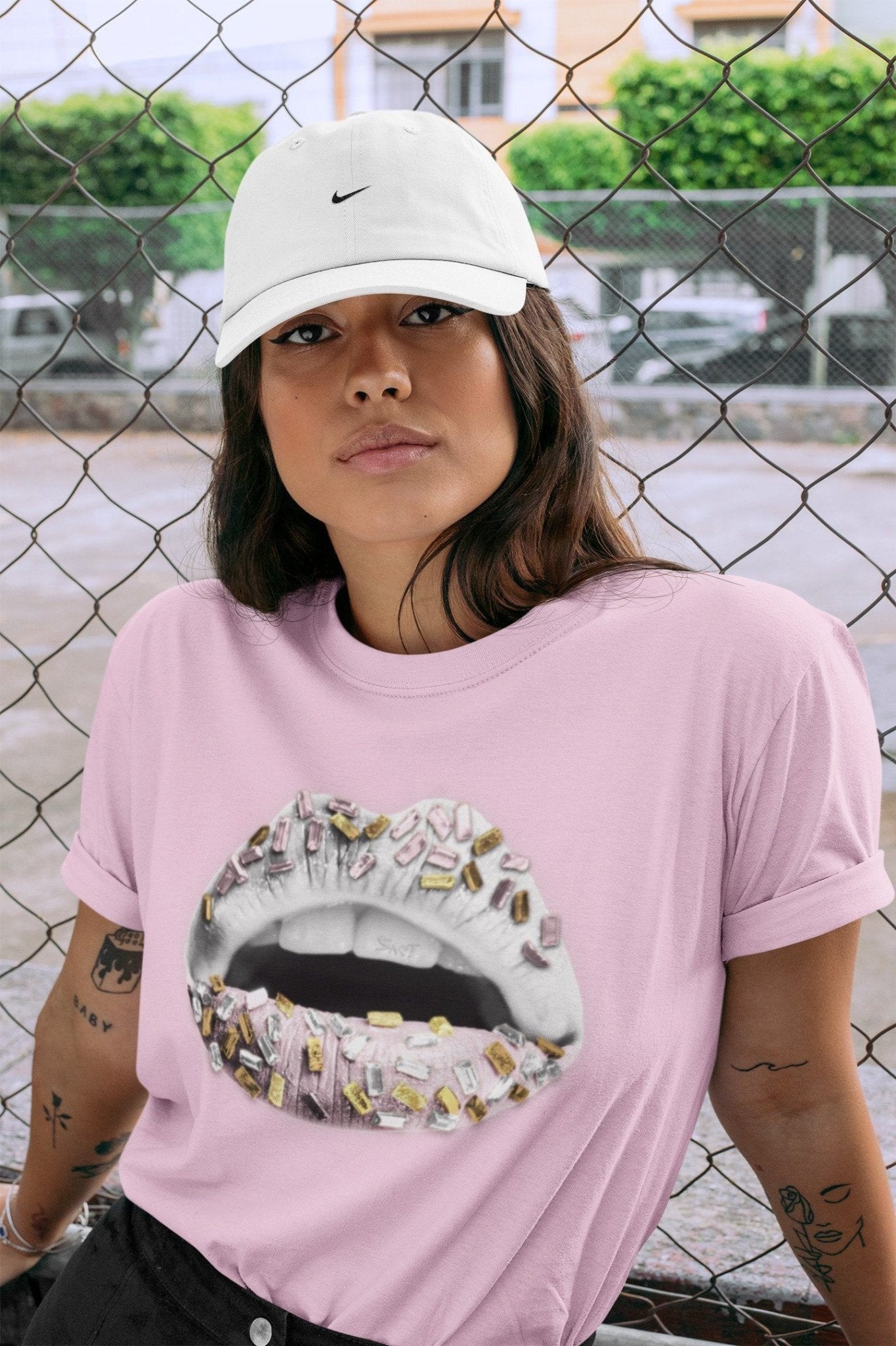 Jordan 6 Gold Hoops Sneaker Match Tees Lips Jewel Sneaker Tees Jordan 6 Gold Hoops Sneaker Release Tees Unisex Shirts