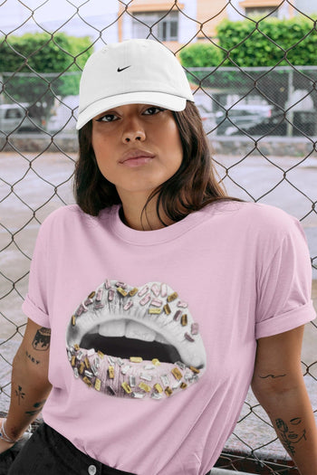 Jordan 6 Gold Hoops Sneaker Match Tees Lips Jewel Sneaker Tees Jordan 6 Gold Hoops Sneaker Release Tees Unisex Shirts