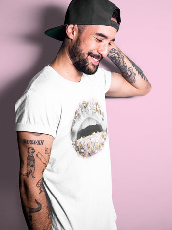 Jordan 6 Gold Hoops Sneaker Match Tees Lips Jewel Sneaker Tees Jordan 6 Gold Hoops Sneaker Release Tees Unisex Shirts