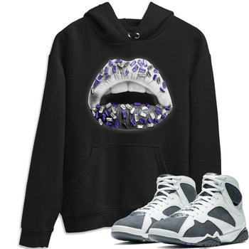 Jordan 7 Flint Sneaker Match Tees Lips Jewel Sneaker Tees Jordan 7 Flint Sneaker Release Tees Unisex Shirts