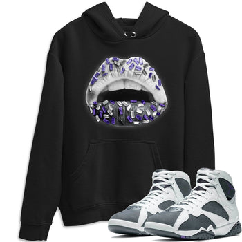 Jordan 7 Flint Sneaker Match Tees Lips Jewel Sneaker Tees Jordan 7 Flint Sneaker Release Tees Unisex Shirts