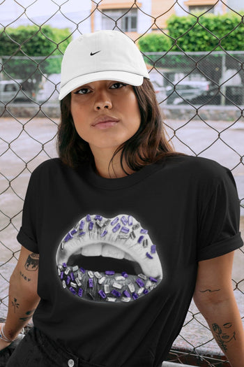 Jordan 7 Flint Sneaker Match Tees Lips Jewel Sneaker Tees Jordan 7 Flint Sneaker Release Tees Unisex Shirts