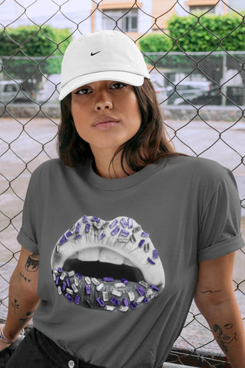 Jordan 7 Flint Sneaker Match Tees Lips Jewel Sneaker Tees Jordan 7 Flint Sneaker Release Tees Unisex Shirts