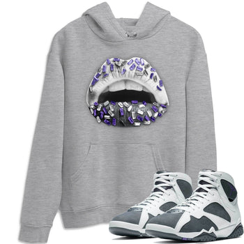 Jordan 7 Flint Sneaker Match Tees Lips Jewel Sneaker Tees Jordan 7 Flint Sneaker Release Tees Unisex Shirts