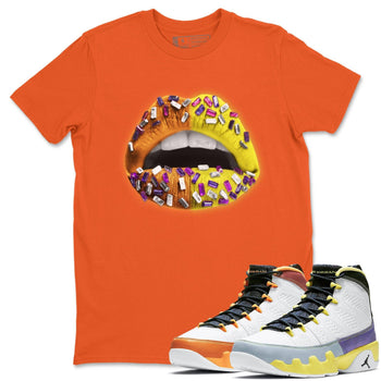 Jordan 9 Change The World Sneaker Match Tees Lips Jewel Sneaker Tees Jordan 9 Change The World Sneaker Release Tees Unisex Shirts