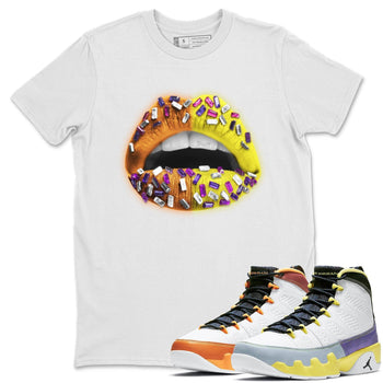 Jordan 9 Change The World Sneaker Match Tees Lips Jewel Sneaker Tees Jordan 9 Change The World Sneaker Release Tees Unisex Shirts