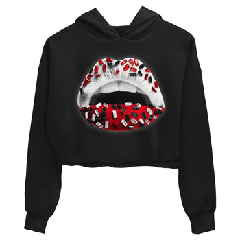 Jordan 1 Chicago Sneaker Match Tees Lips Jewel Sneaker Tees Jordan 1 Chicago Sneaker Release Tees Women's Shirts