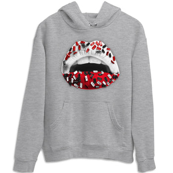 Jordan 1 Chicago Sneaker Match Tees Lips Jewel Sneaker Tees Jordan 1 Chicago Sneaker Release Tees Unisex Shirts