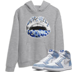 Jordan 1 Hyper Royal Sneaker Match Tees Lips Jewel Sneaker Tees Jordan 1 Hyper Royal Sneaker Release Tees Unisex Shirts