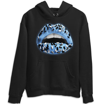 Jordan 1 University Blue Sneaker Match Tees Lips Jewel Sneaker Tees Jordan 1 University Blue Sneaker Release Tees Unisex Shirts