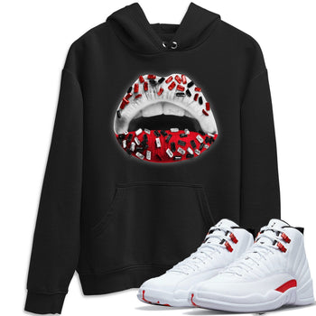 Jordan 12 Twist Sneaker Match Tees Lips Jewel Sneaker Tees Jordan 12 Twist Sneaker Release Tees Unisex Shirts