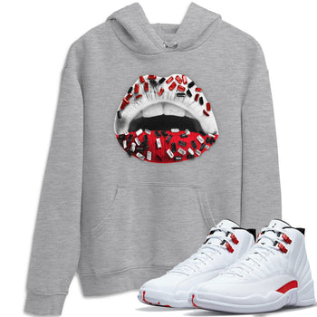 Jordan 12 Twist Sneaker Match Tees Lips Jewel Sneaker Tees Jordan 12 Twist Sneaker Release Tees Unisex Shirts