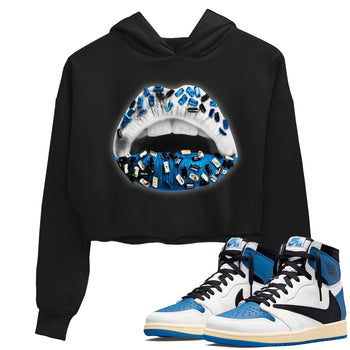 Jordan 1 Travis Scott Fragment Sneaker Match Tees Lips Jewel Sneaker Tees Jordan 1 Travis Scott Fragment Sneaker Release Tees Women's Shirts