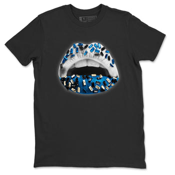 Jordan 1 Travis Scott Fragment Sneaker Match Tees Lips Jewel Sneaker Tees Jordan 1 Travis Scott Fragment Sneaker Release Tees Unisex Shirts